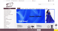 Desktop Screenshot of kameleontextil.hu
